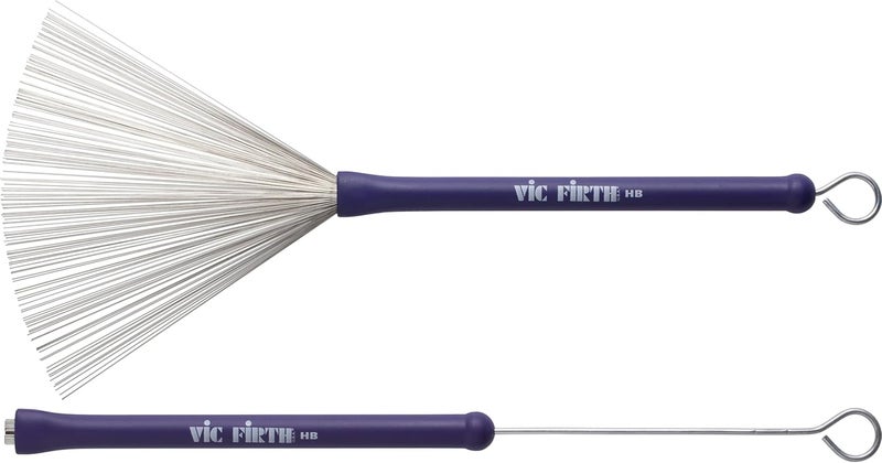 Vic Firth Retractable Wire Heritage Brush - Purple - Image 3